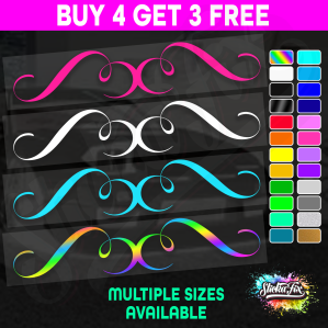 Decorative Swirl Pinstripe