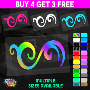 Decorative Swirl Pinstripe