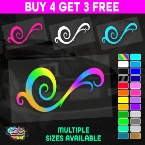 Decorative Swirl Pinstripe