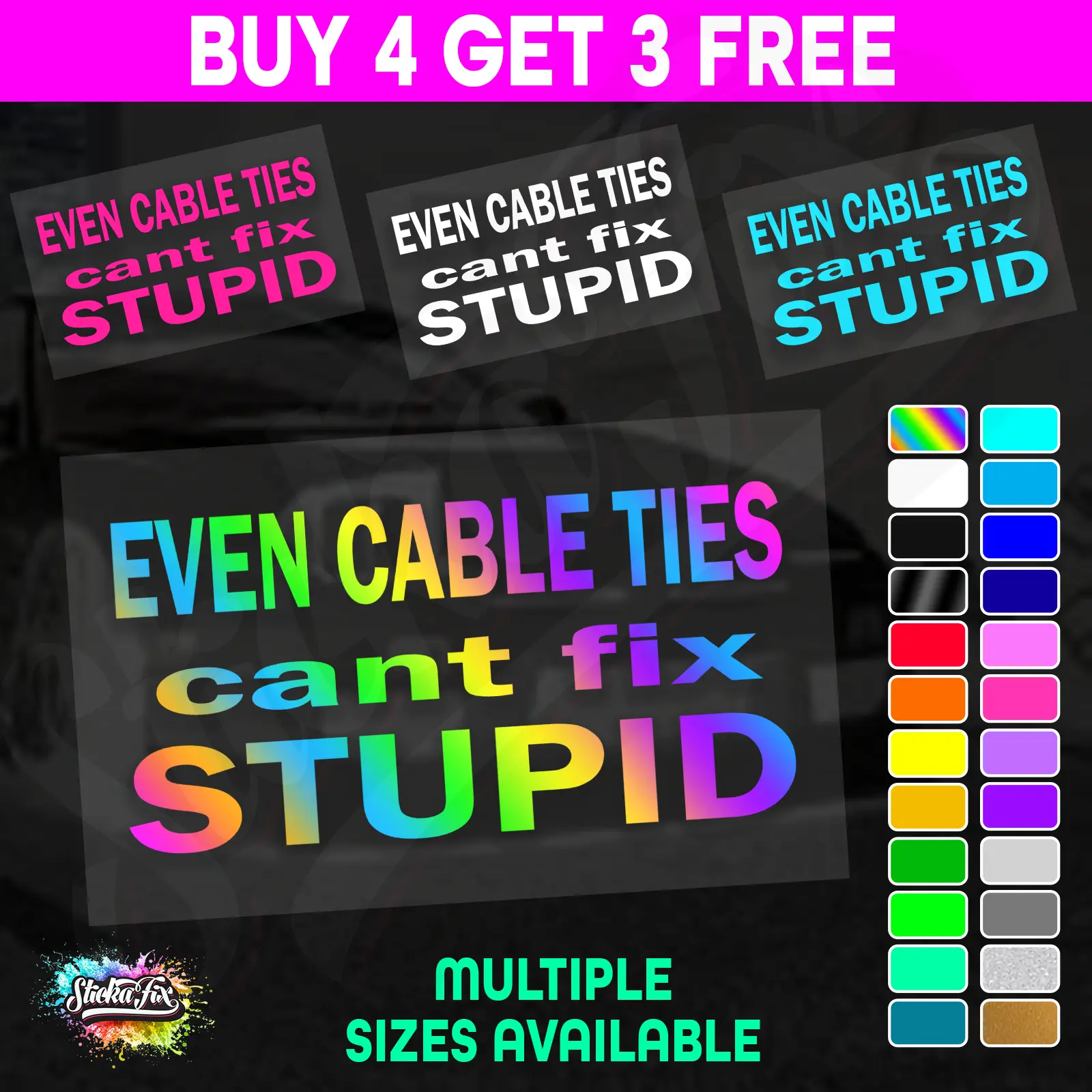 Even Cable Ties Cant Fix Stupid