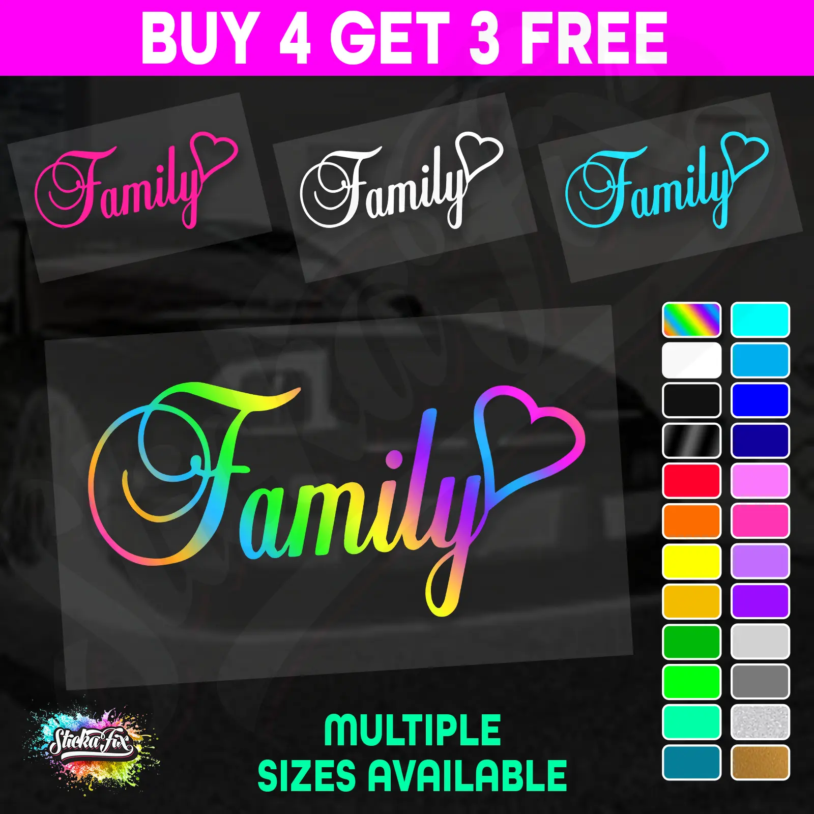 Family Love Heart