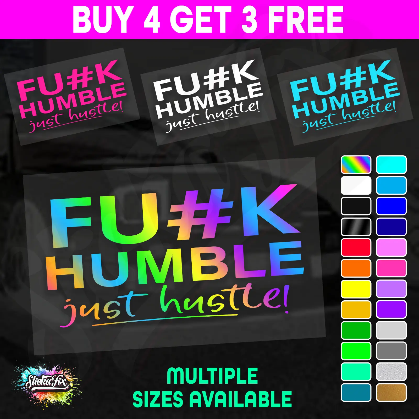 Fck Humble Just Hustle