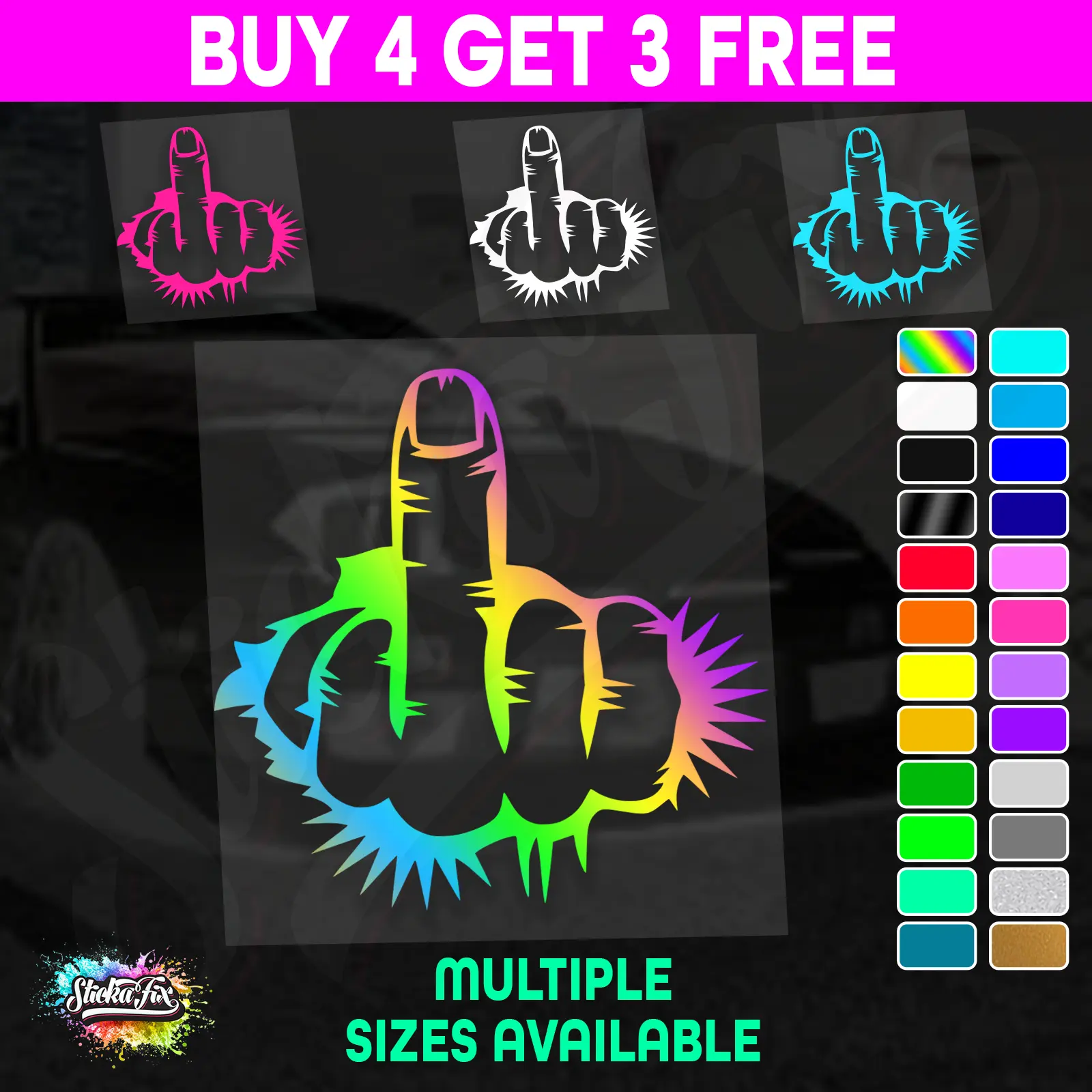 Middle Finger Pointy