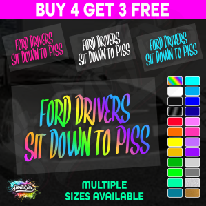 Ford Drivers Sit Down to Piss