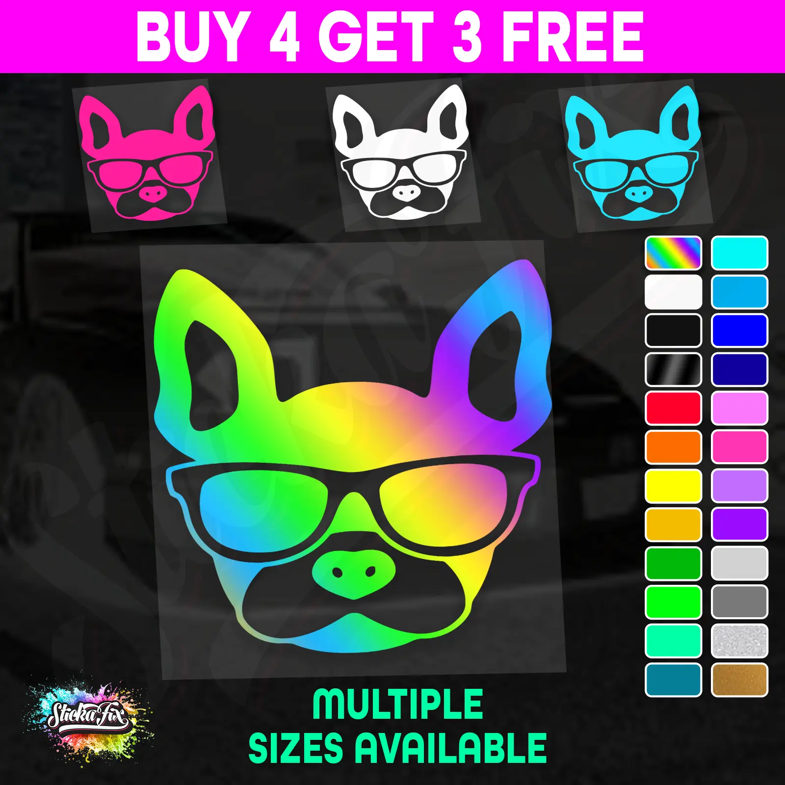 French Bulldog Glasses