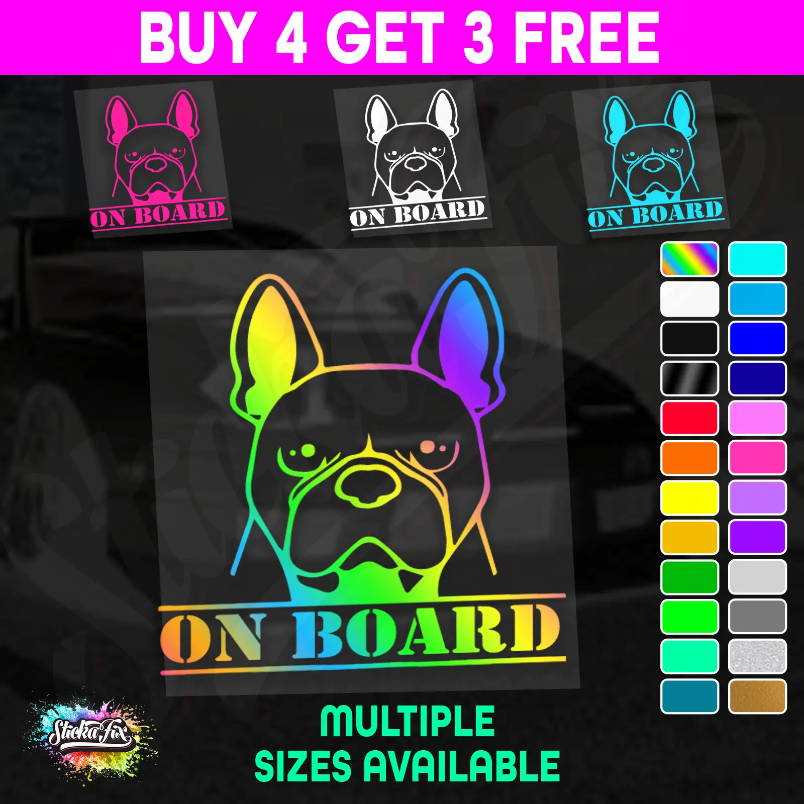 French Bulldog On Board