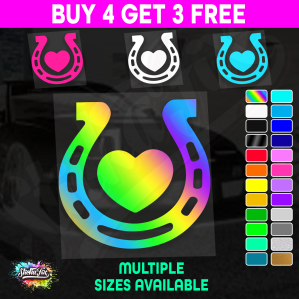 Horse Shoe Love Heart