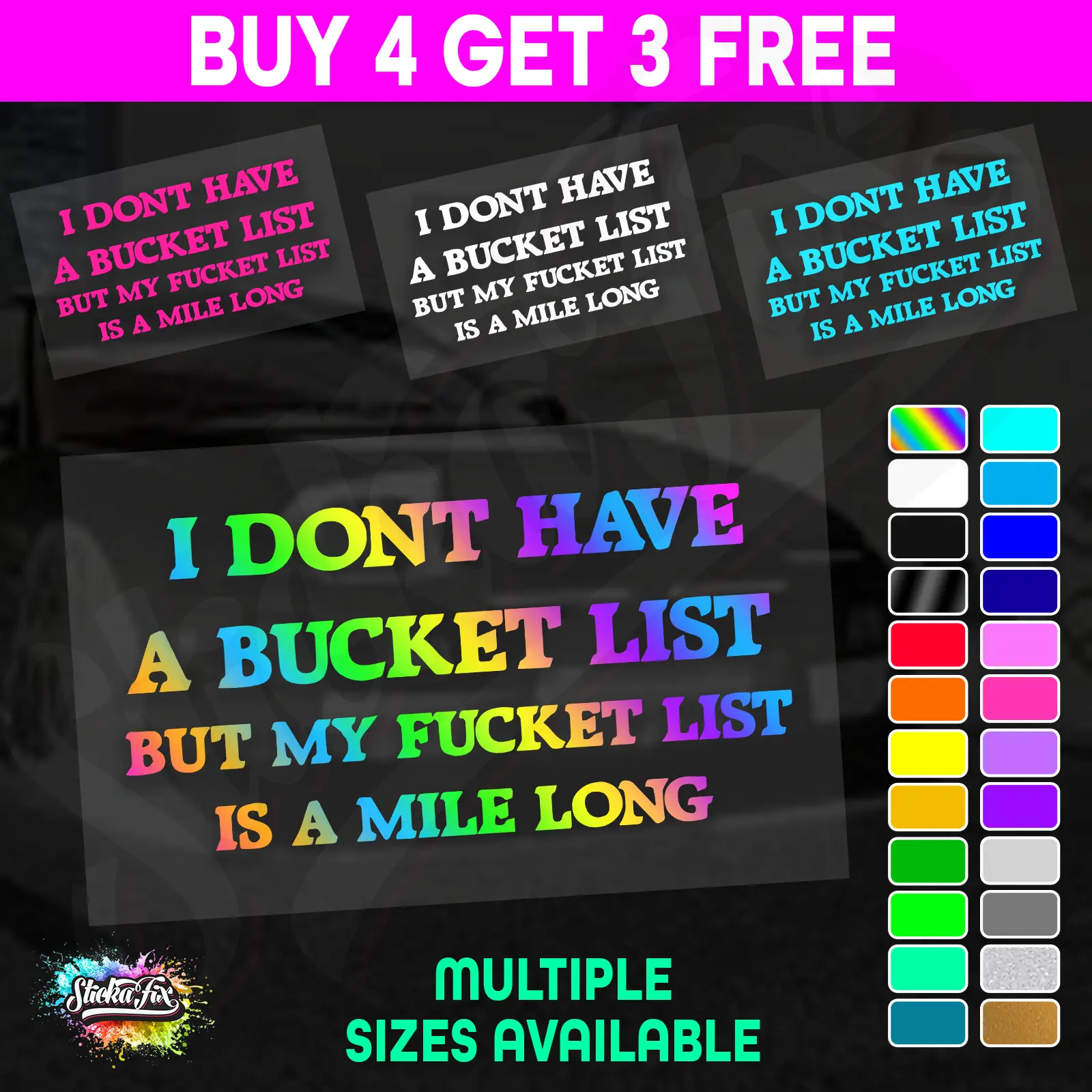 I Dont Have A Bucket List
