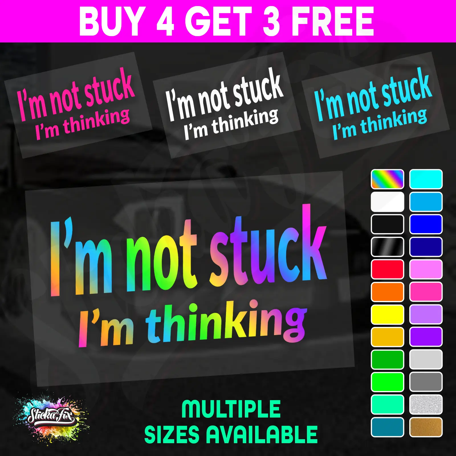 Im not Stuck Im Thinking