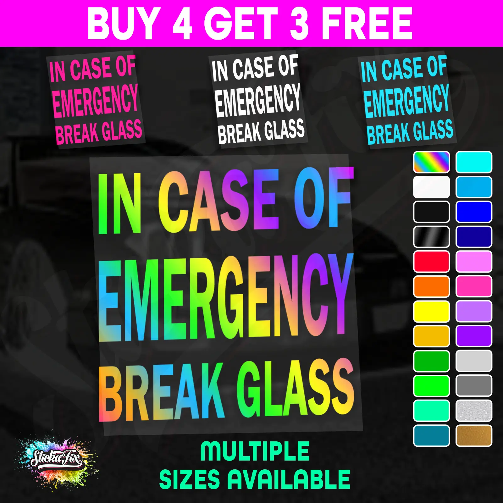Incase Of Emergency Break Glass