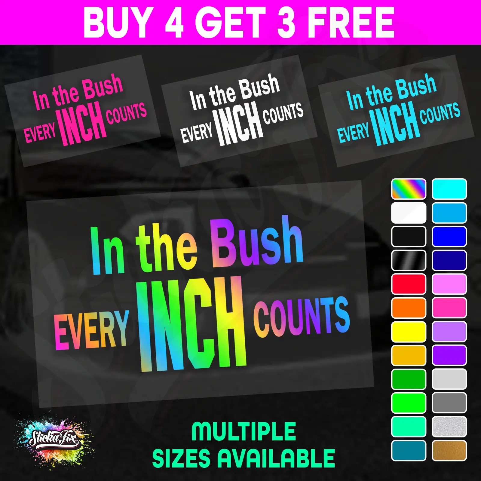In The Bush Every Inch Counts