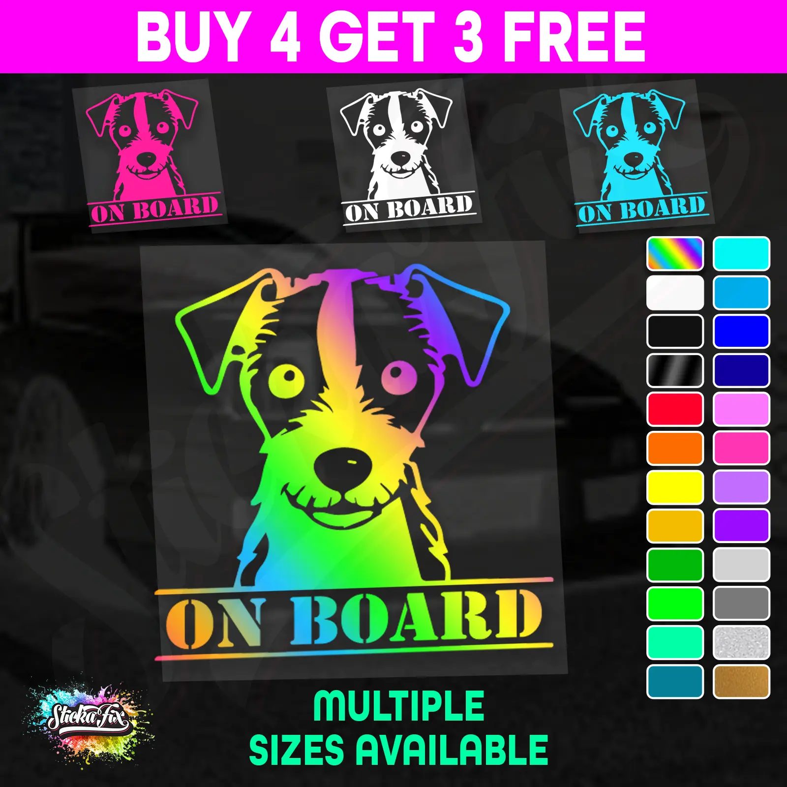 Jack Russell Terrier On Board