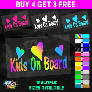 Kids On Board Hearts