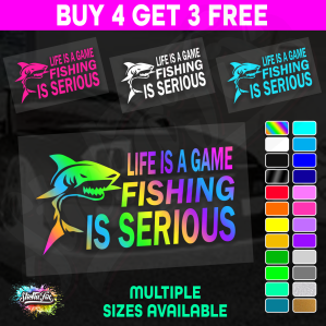 Life Is A Game Fishing Is Serious - Image 1