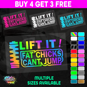 Lift It Fat Chicks Cant Jump - Image 1