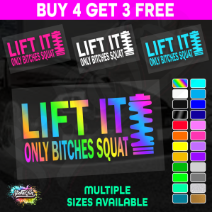 Lift It Only Bitches Squat - Image 1