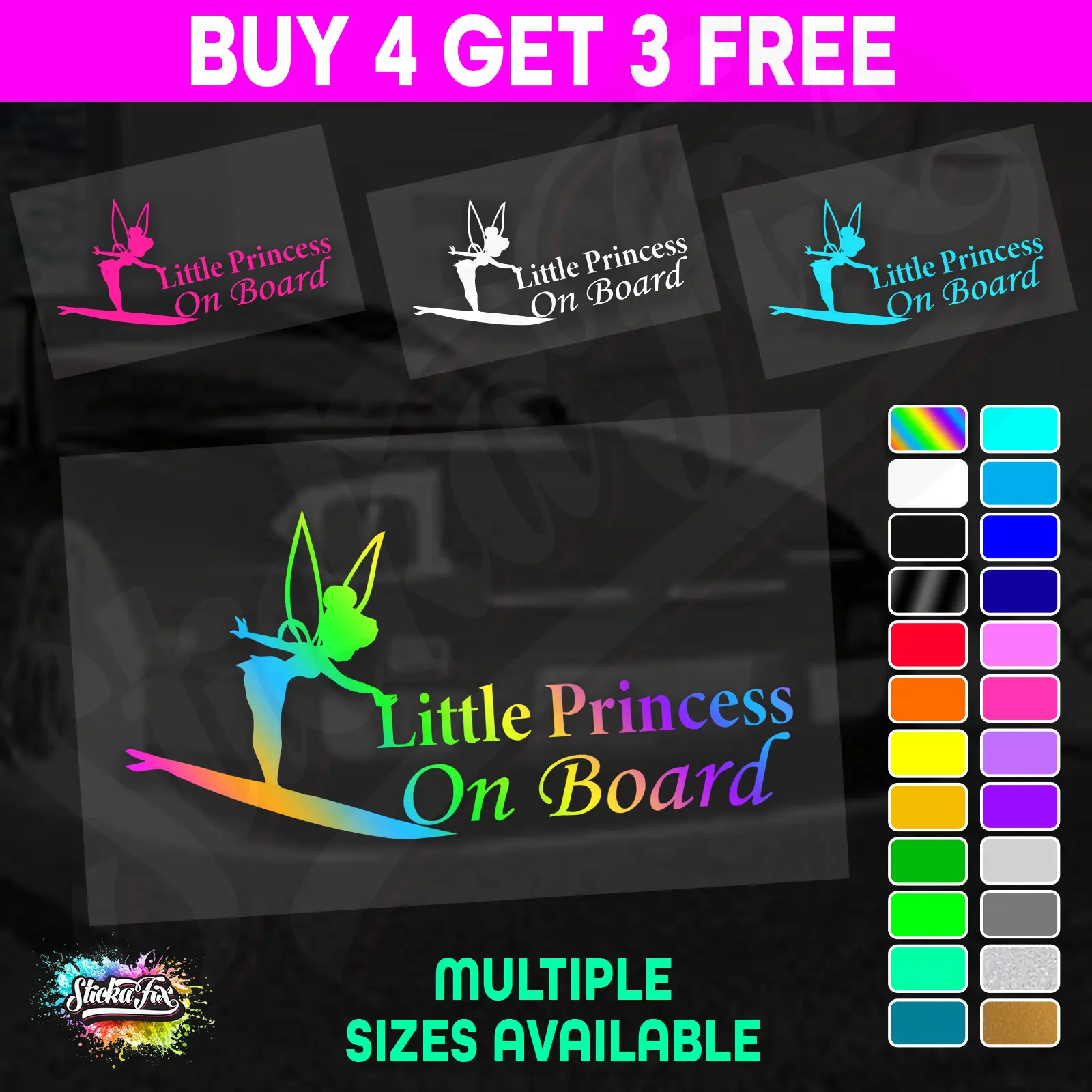 Little Princess On Board Ski