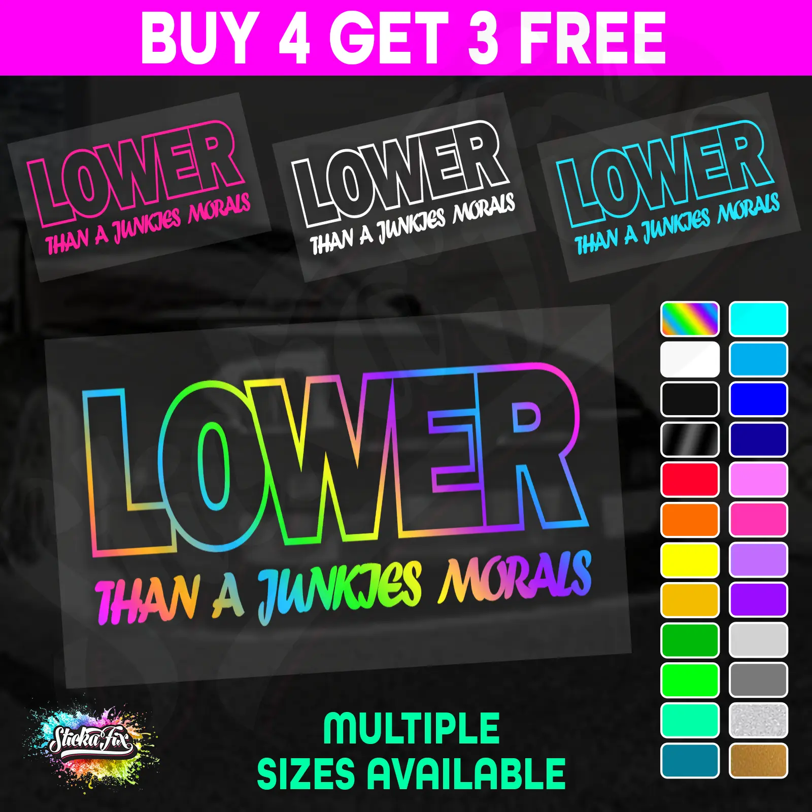 Lower Than A Junkies Morals