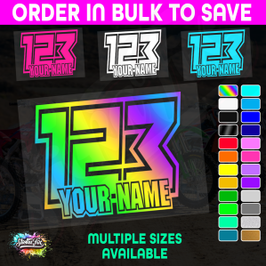 CUSTOM MX Race Number