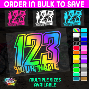 CUSTOM MX Race Number