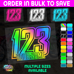 CUSTOM MX Race Number