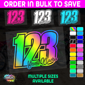 CUSTOM MX Race Number