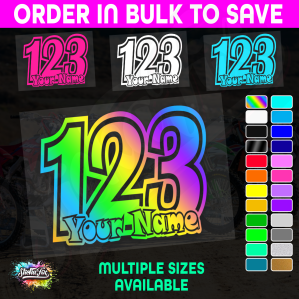 CUSTOM MX Race Number