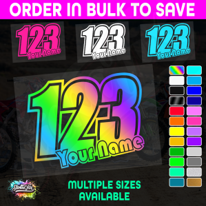 CUSTOM MX Race Number