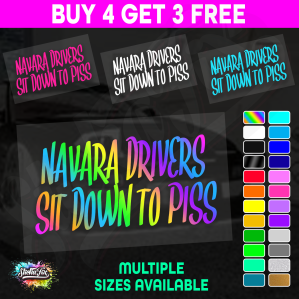 Navara Drivers Sit Down To Piss
