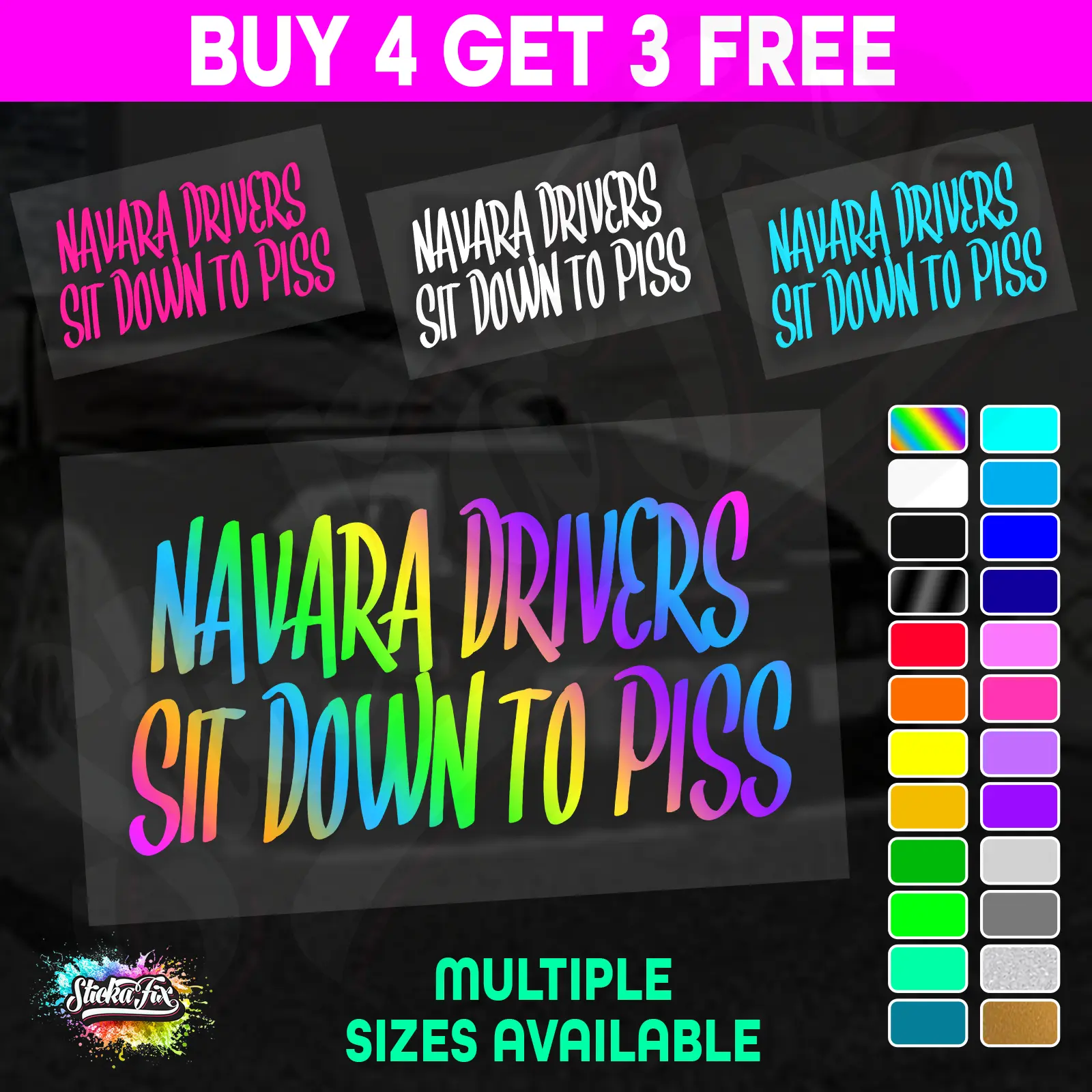 Navara Drivers Sit Down To Piss
