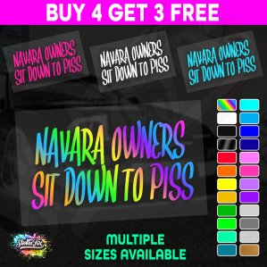Navara Owners Sit Down To Piss