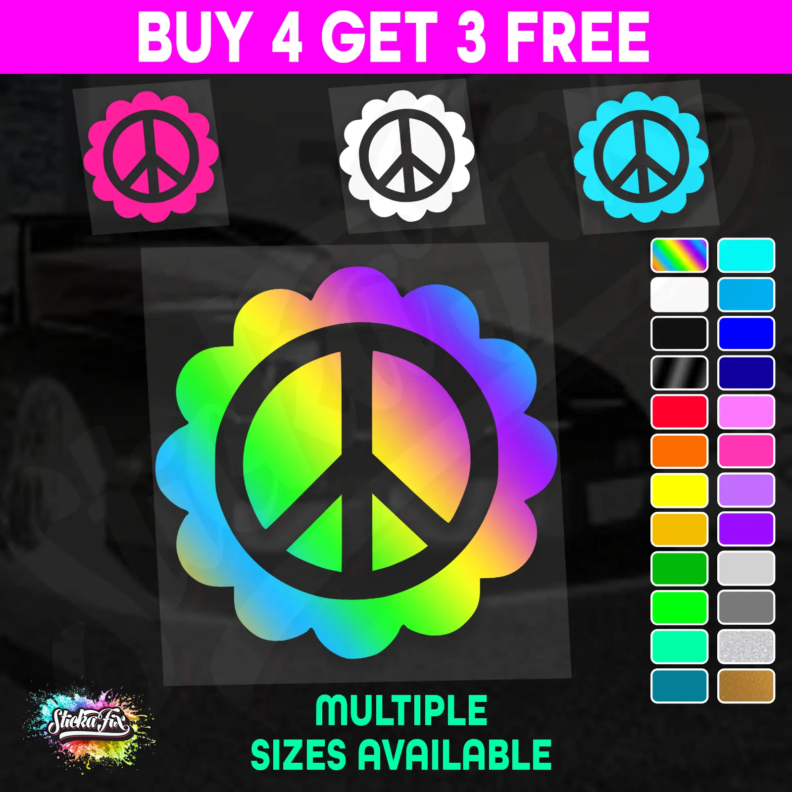 Peace Sign Flower