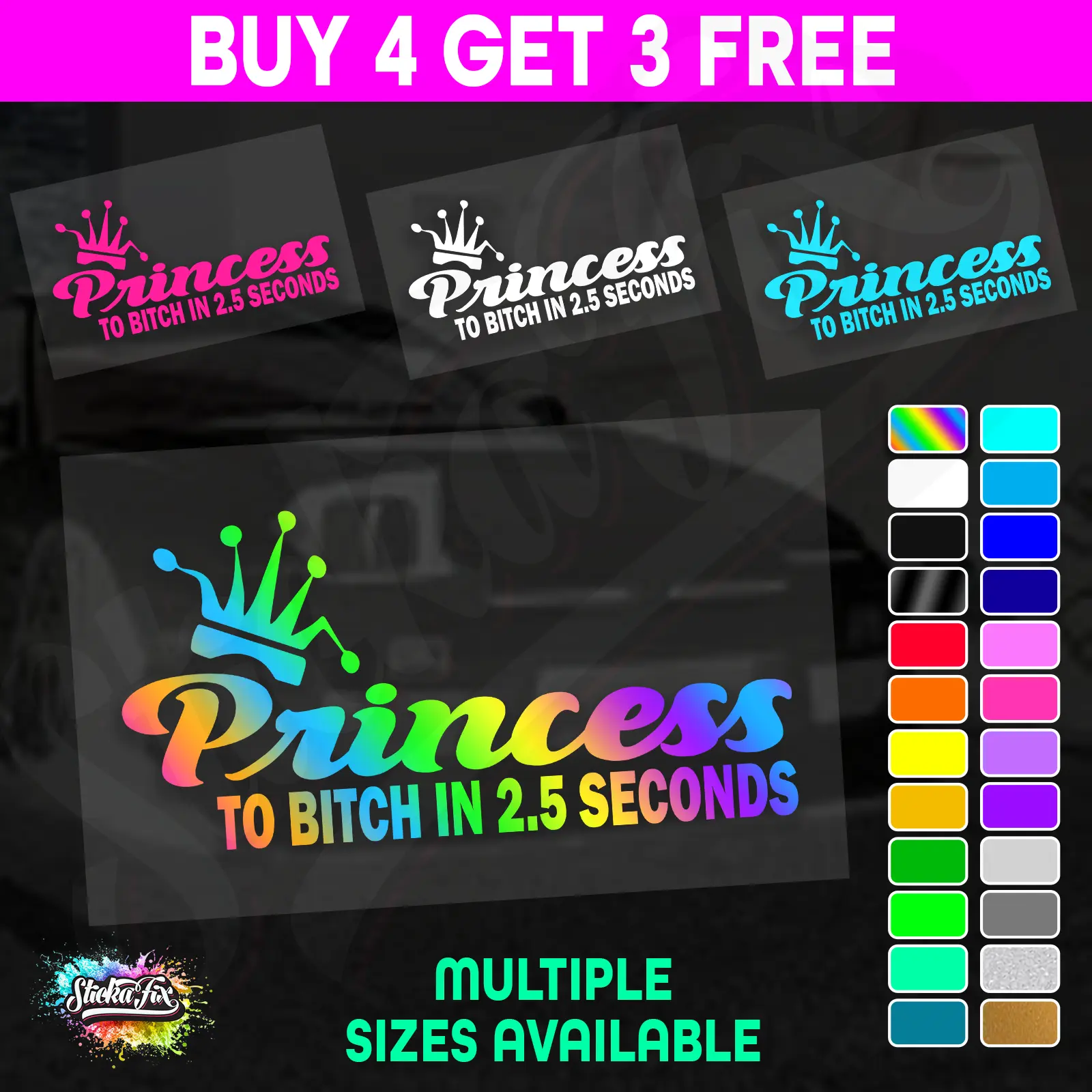 Princess To Bitch In 2.3 Seconds