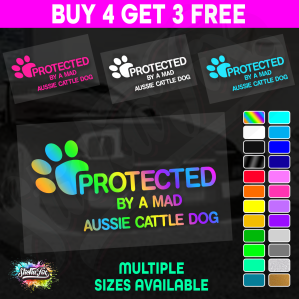 Protected By A Mad Cattle Dog