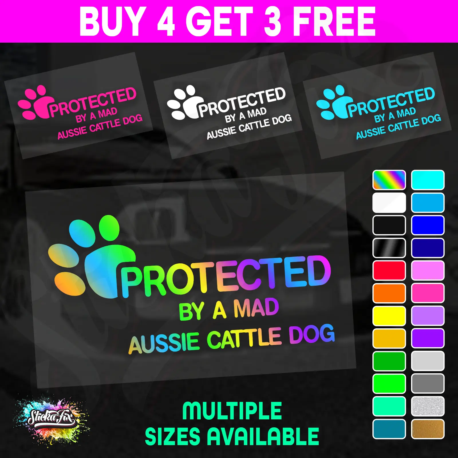 Protected By A Mad Cattle Dog