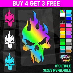 Skull With Flames