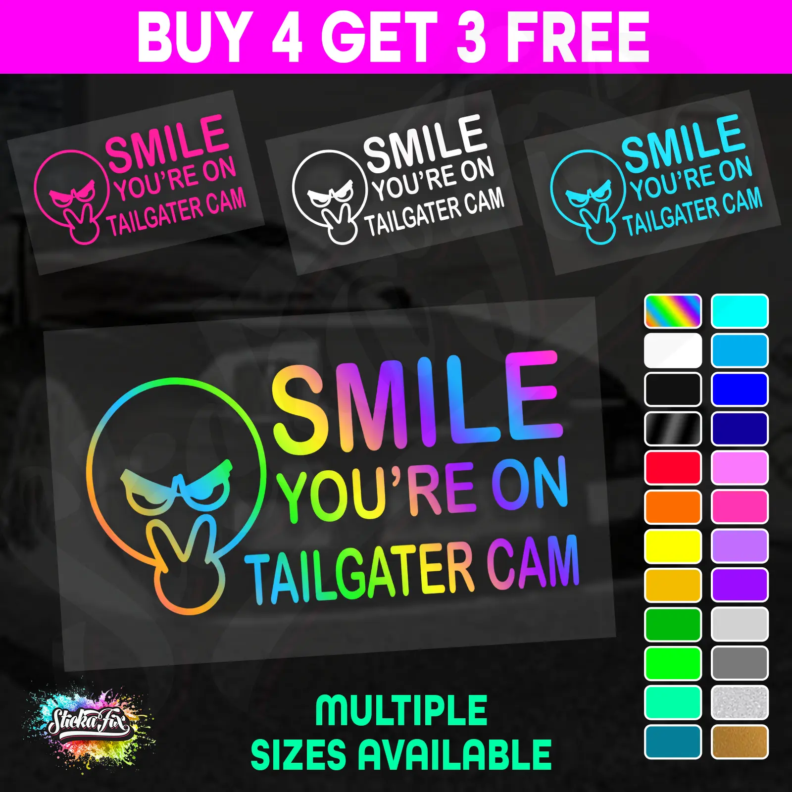 Smile Youre on Tailgater Cam