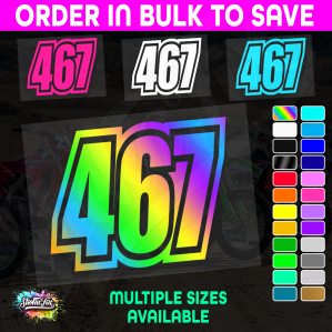 CUSTOM MX Race Number