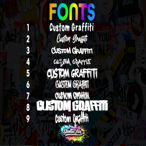 300mm Custom Graffiti - Image 3