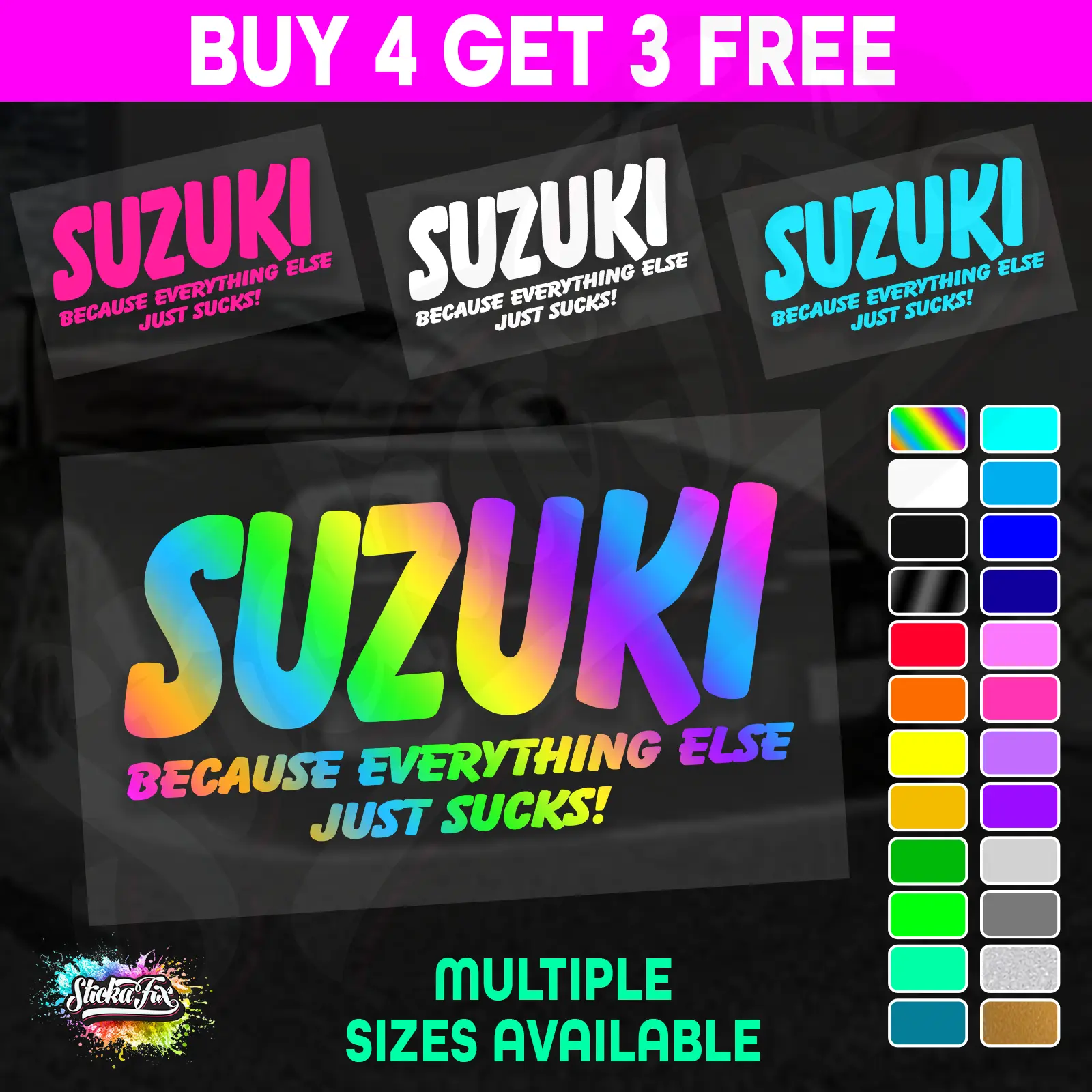 Suzuki Because Everything Else Just Sucks