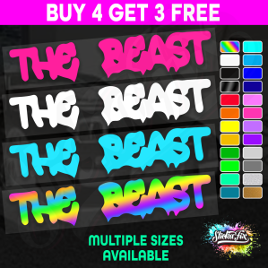 The Beast Window Sticker