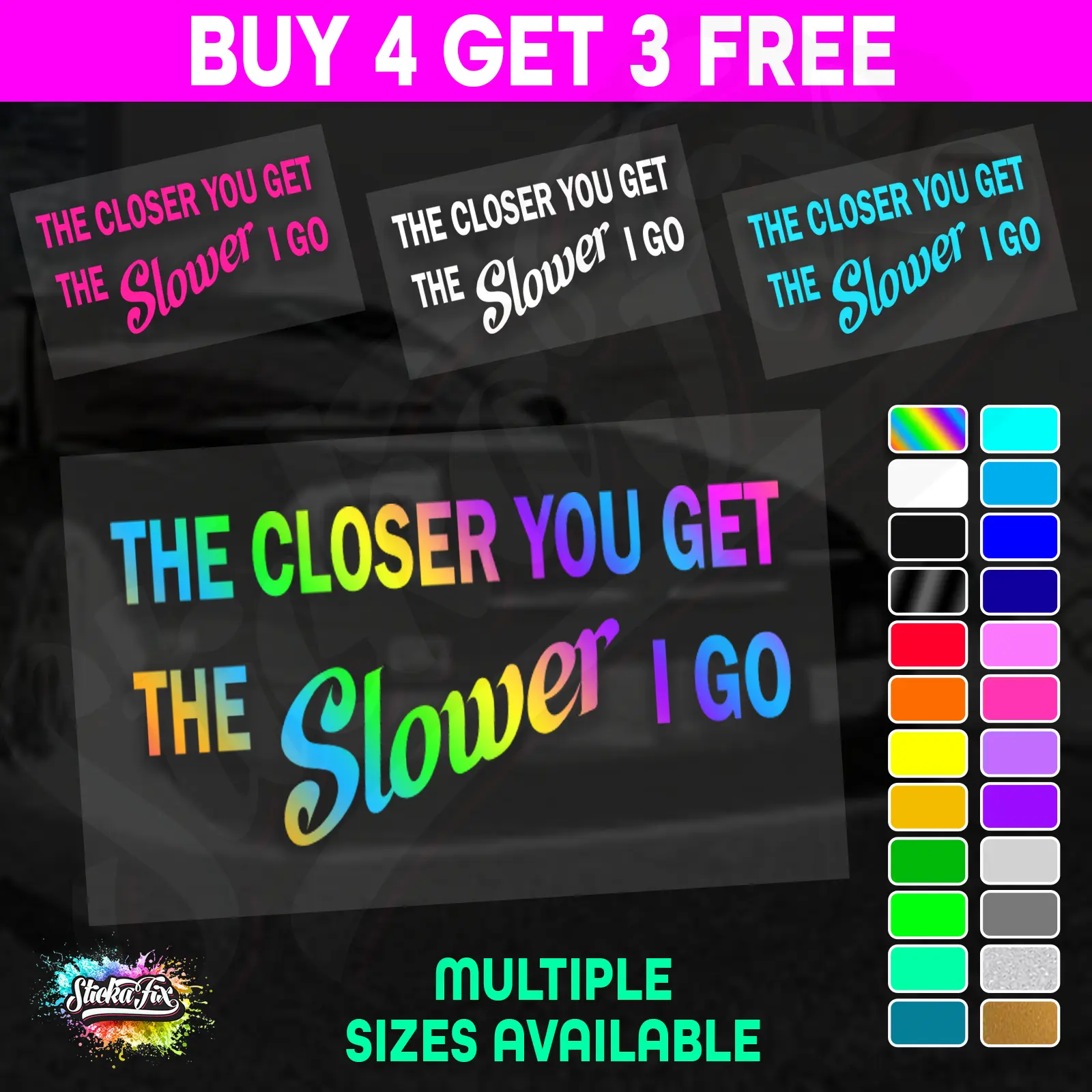 The Closer You Get The Slower I Go