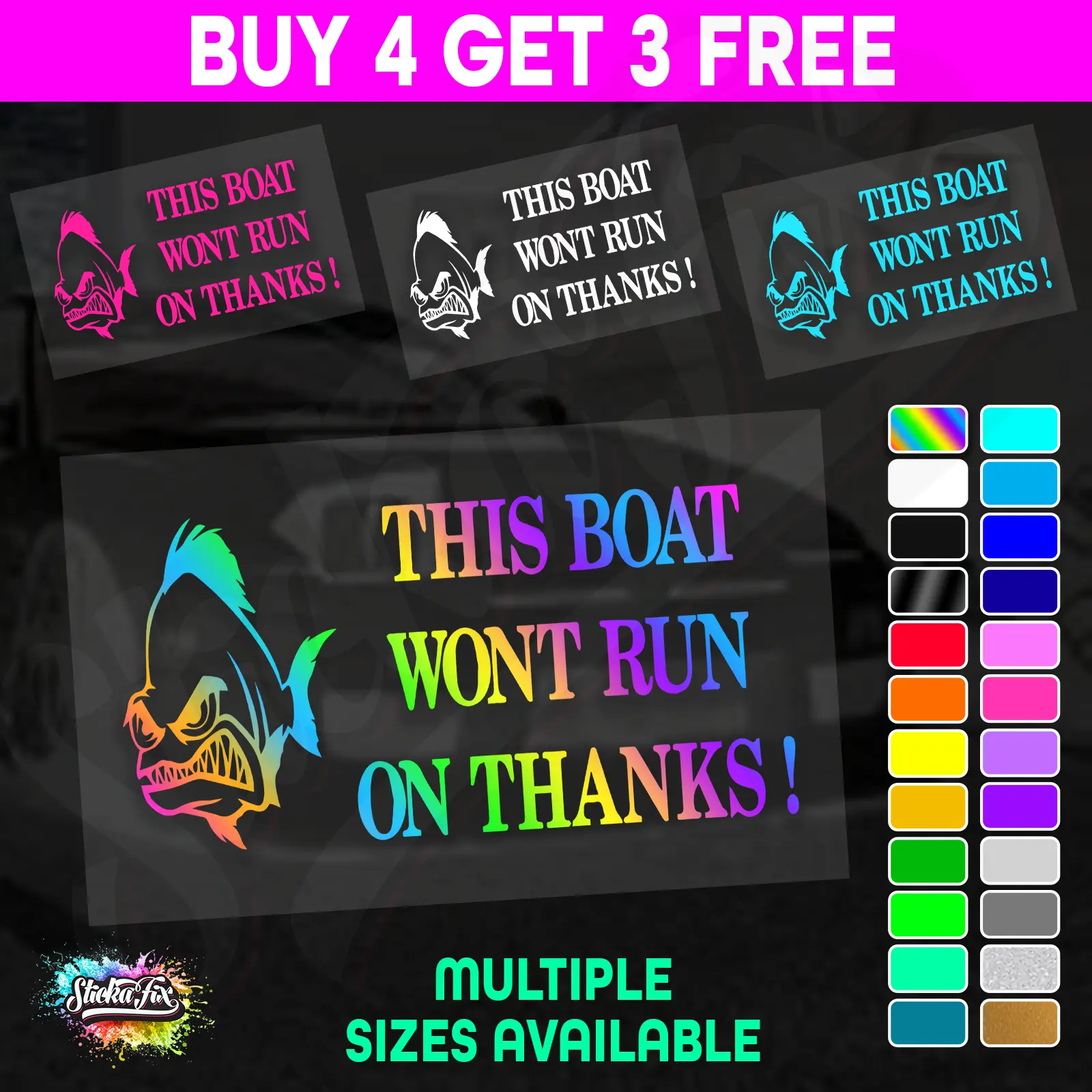 This Boat Wont Run On Thanks