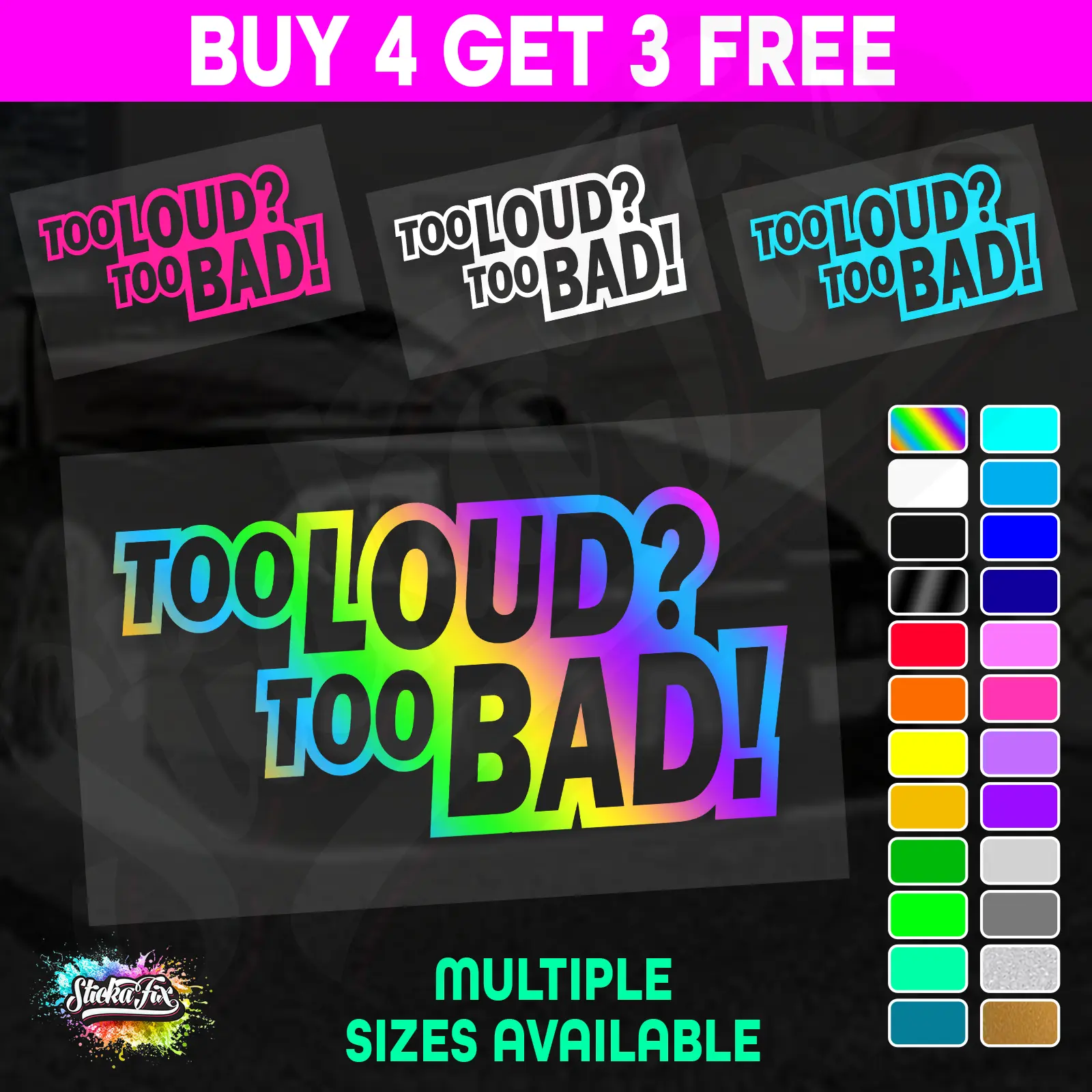 Too Loud Too Bad