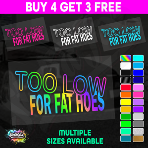 Too Low For Fat Hoes