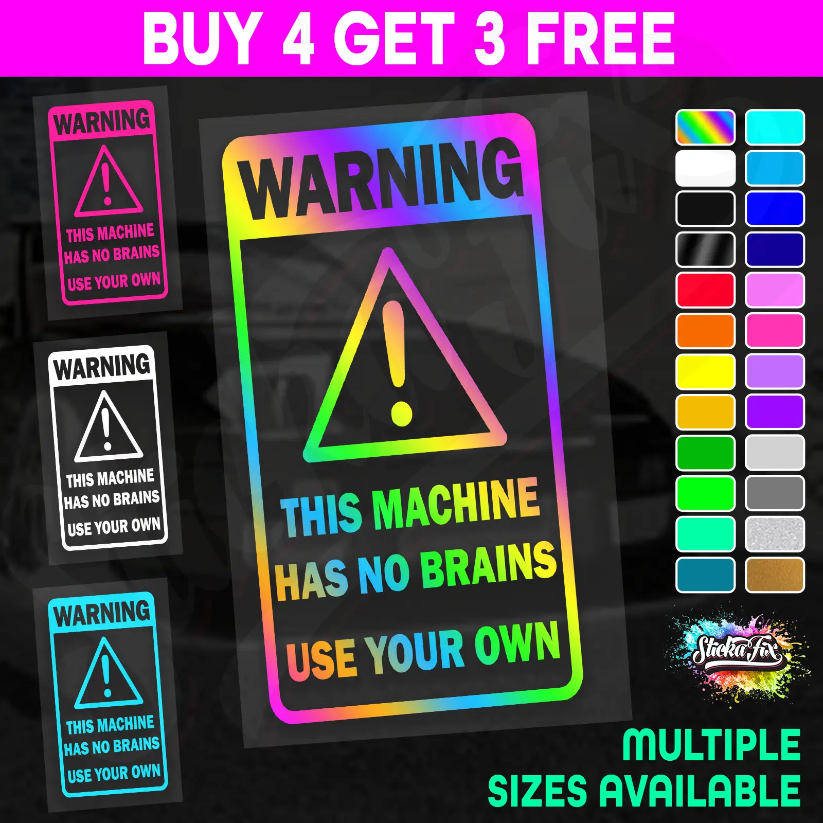 Waning Machine Has No Brains Use Your Own