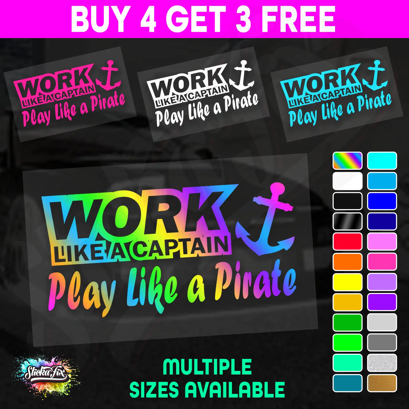 Work Like A Captain Play Like A Pirate