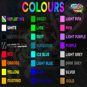 2x Boat Rego Sticker Decals Set 150mm High Vinyl Registration 200mm 250mm 300mm - Image 2