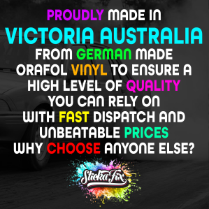 2x Boat Rego Sticker Decals Set 150mm High Vinyl Registration 200mm 250mm 300mm - Image 3